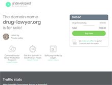 Tablet Screenshot of drug-lawyer.org
